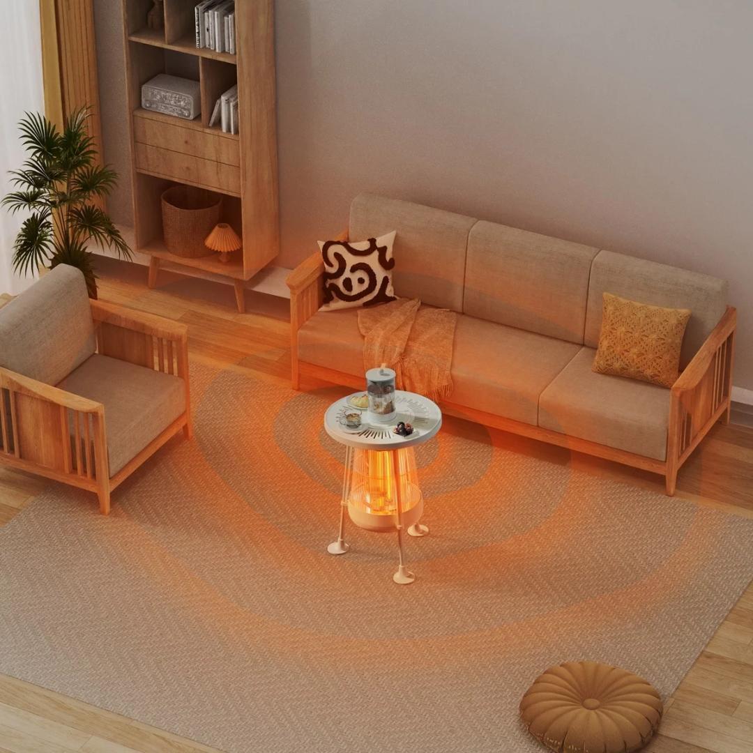 NIPLIFE カーボンヒーター NUKUREA NL-NK25WT 暖房器具