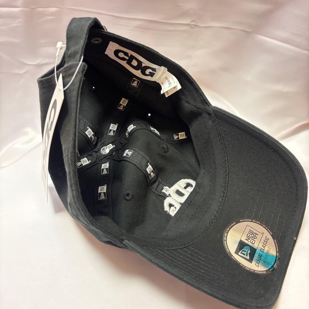 コムデギャルソンCDG ブラックキャップ NEW ERA