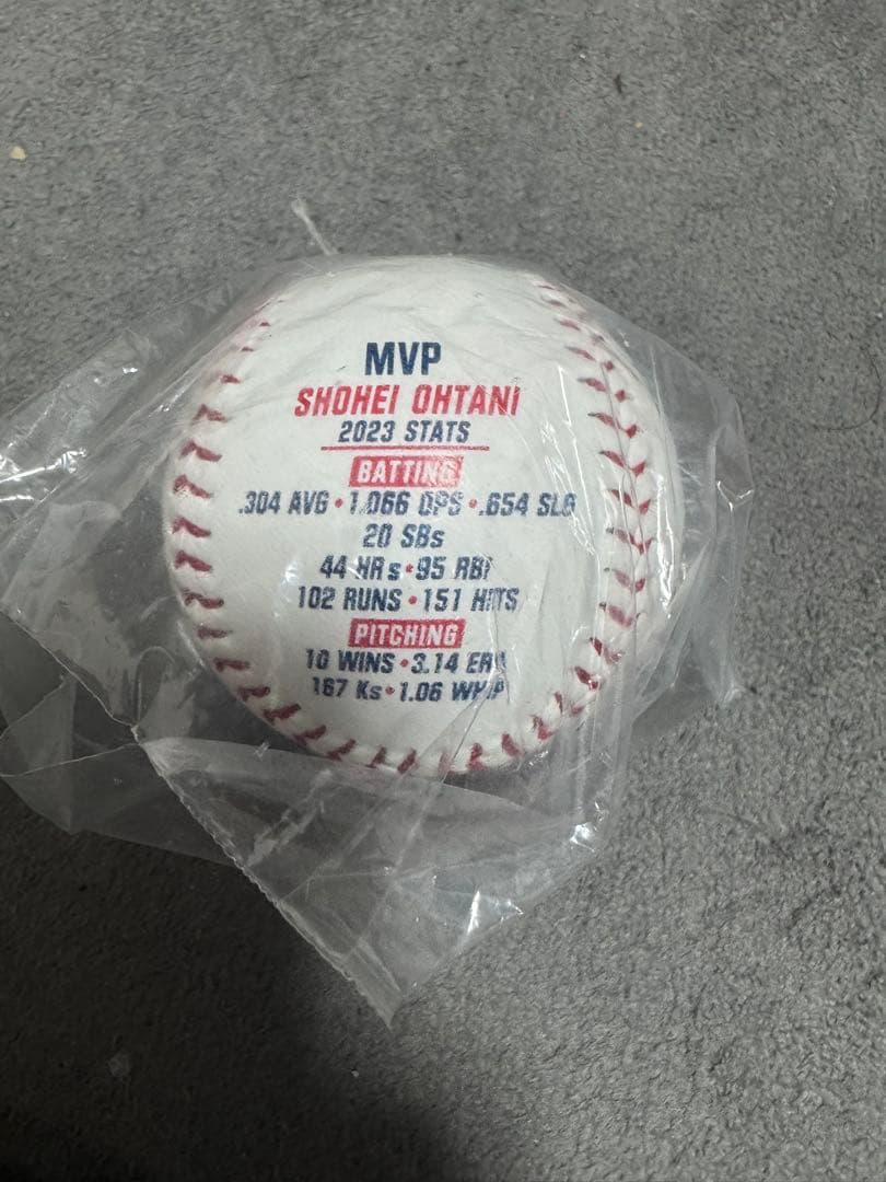 大谷翔平 2023年MVP 記念ボール