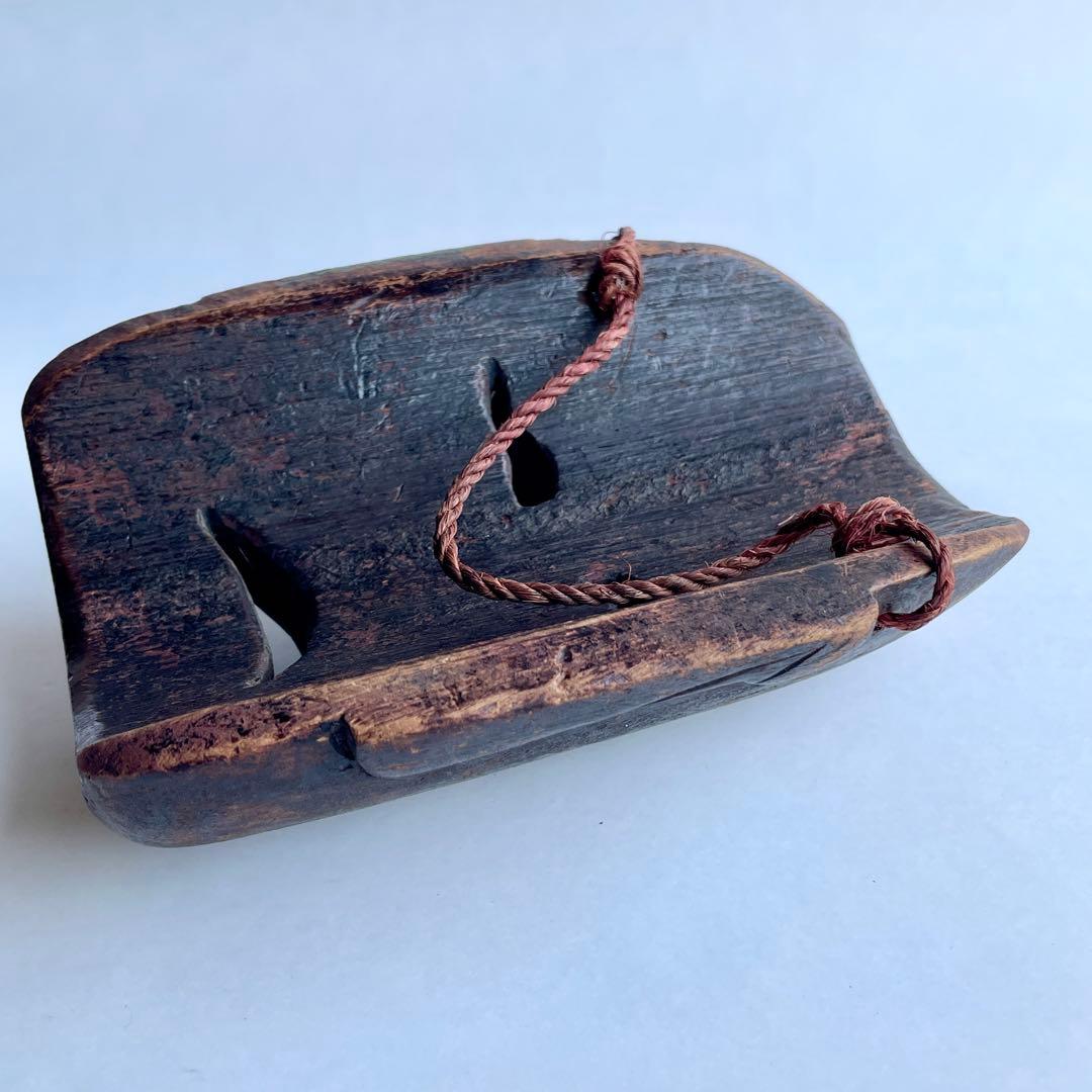 【詳細不明だが古そう】能面 お面 マスク 木彫 彫刻 骨董 古美術