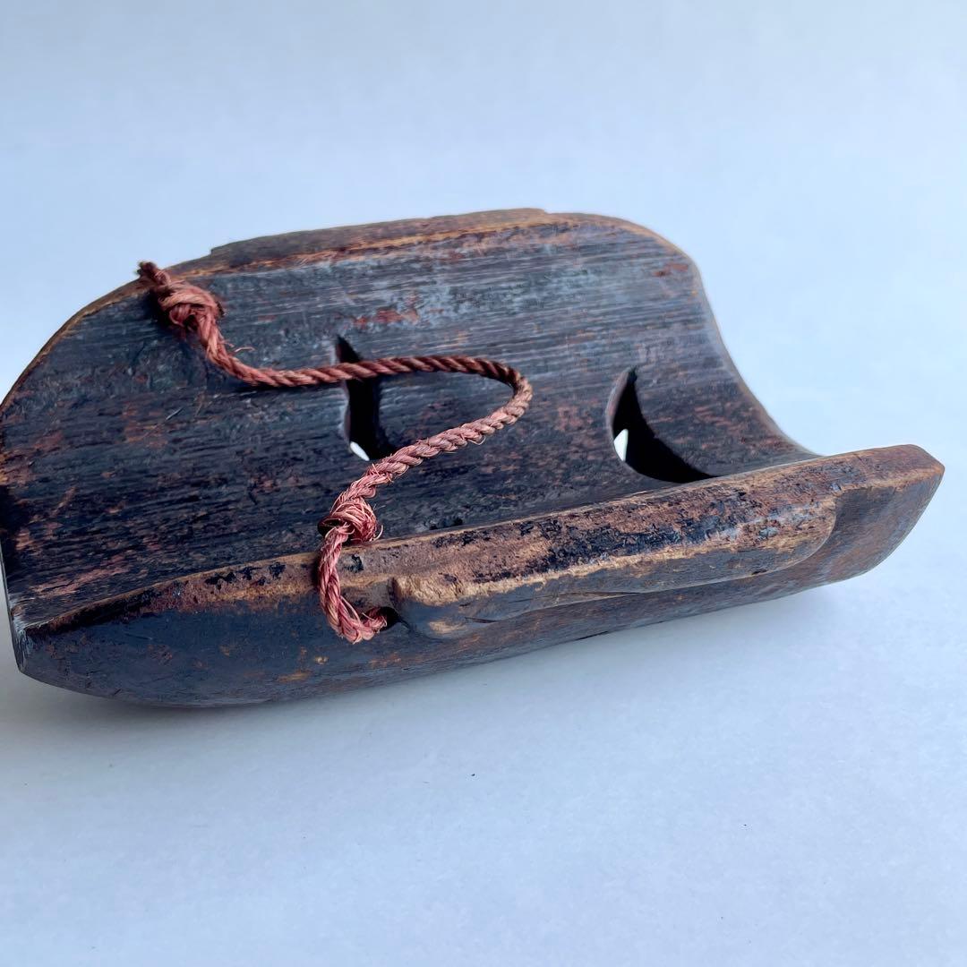 【詳細不明だが古そう】能面 お面 マスク 木彫 彫刻 骨董 古美術