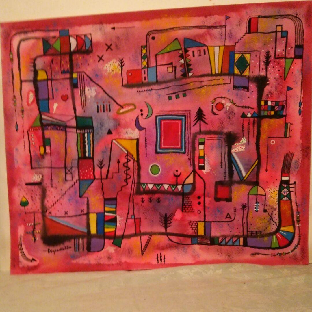 水彩画　innertrip 21  F8号