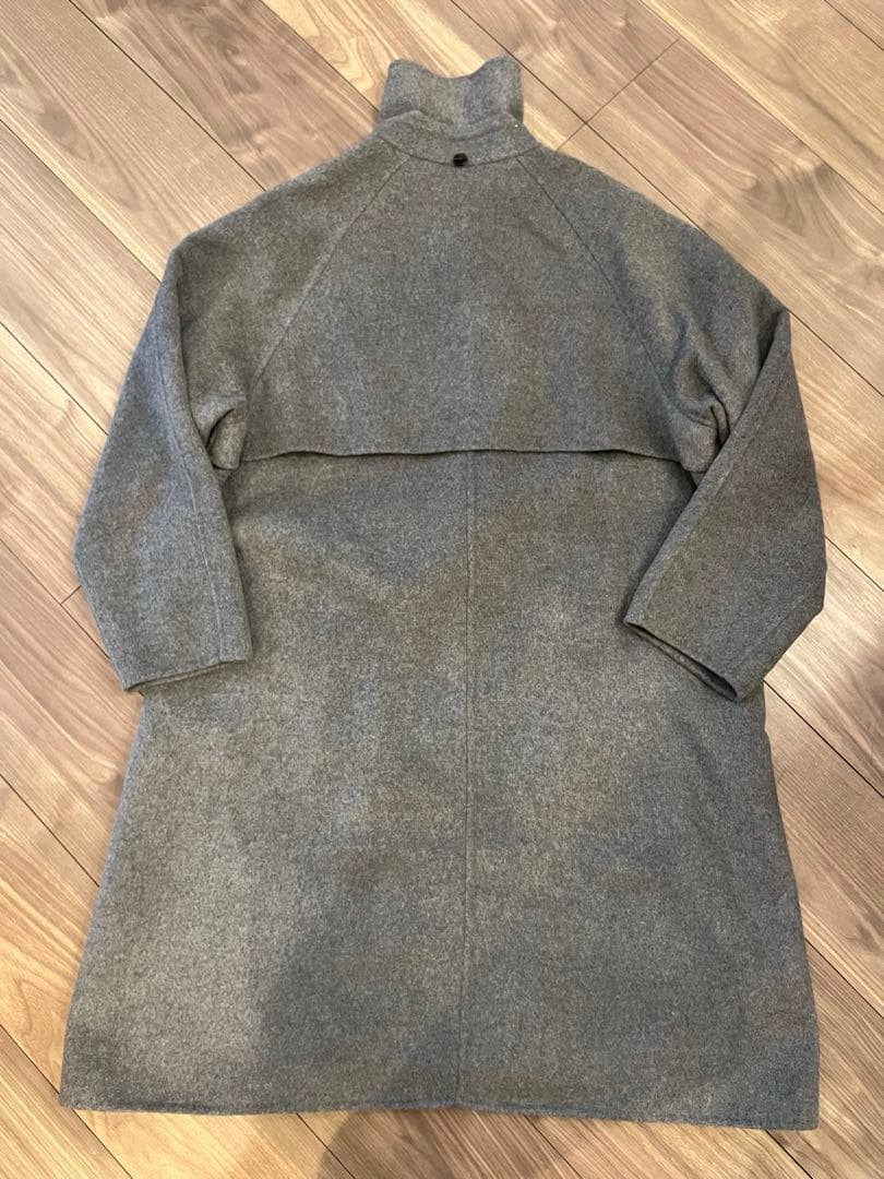 【最終値下】23区MANTECOPure リバーコート　グレー チェスターコート