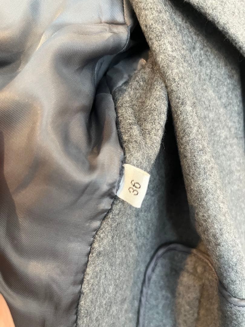 【最終値下】23区MANTECOPure リバーコート　グレー チェスターコート