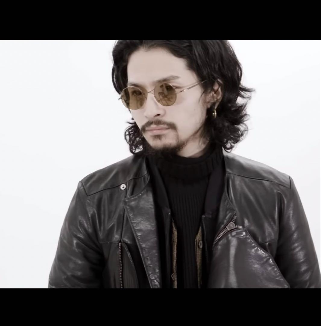 常田大希着用 giuliano fujiwara セミダブルレザージャケット