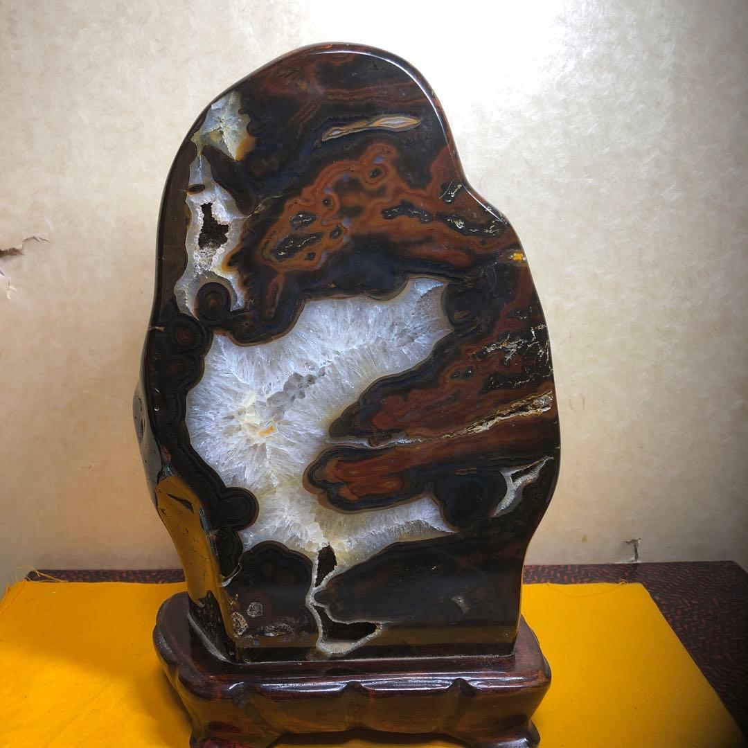 赤瑪瑙 4.5kg メノウ 原石 鑑賞石 自然石