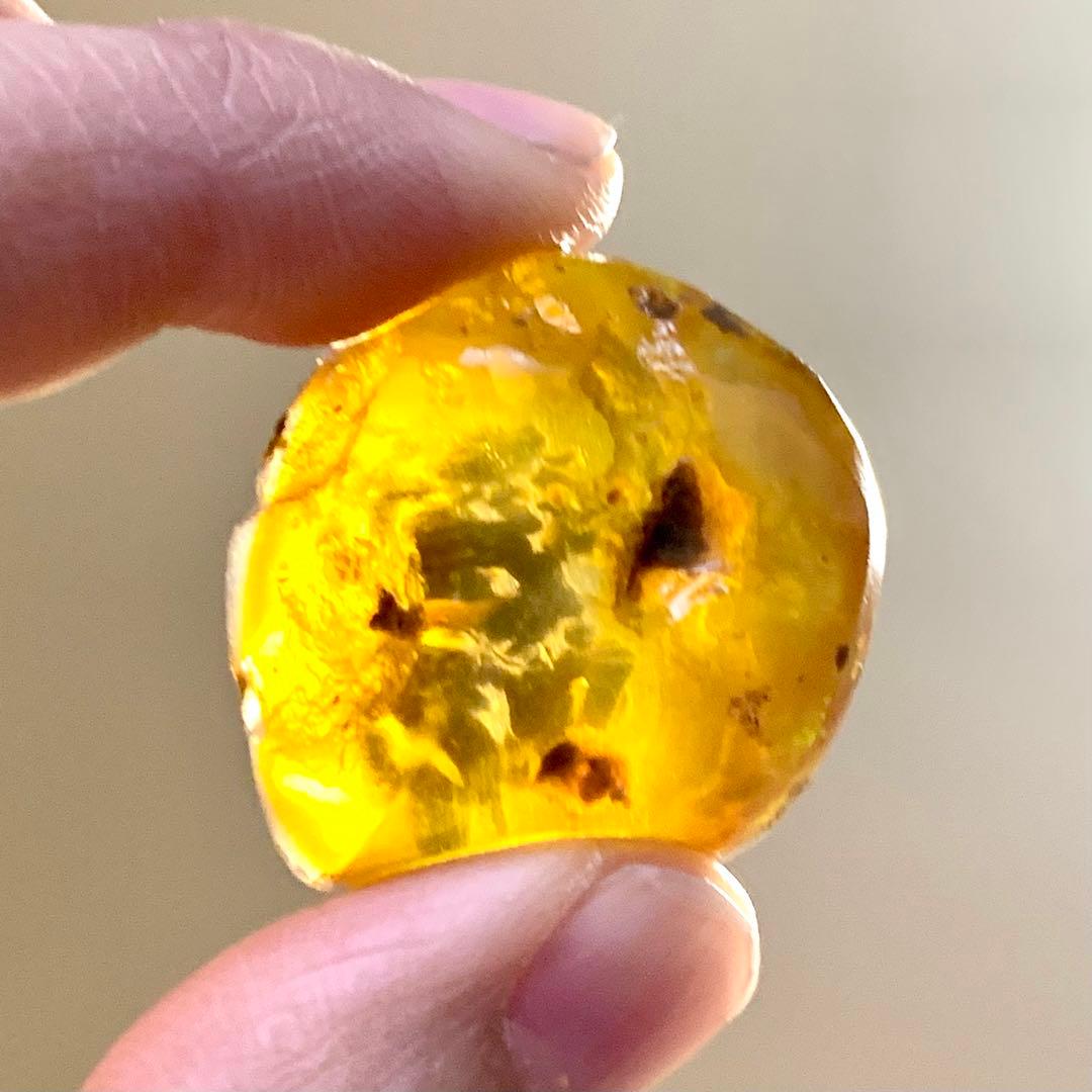 キュートなハンドポリッシュオパール71ct /鉱物標本