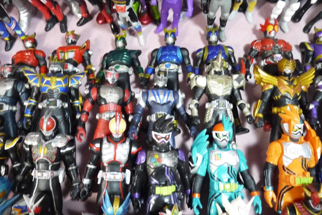 ライダーヒーローシリーズ　ビッグサイズソフビフィギュア　など　112体セット