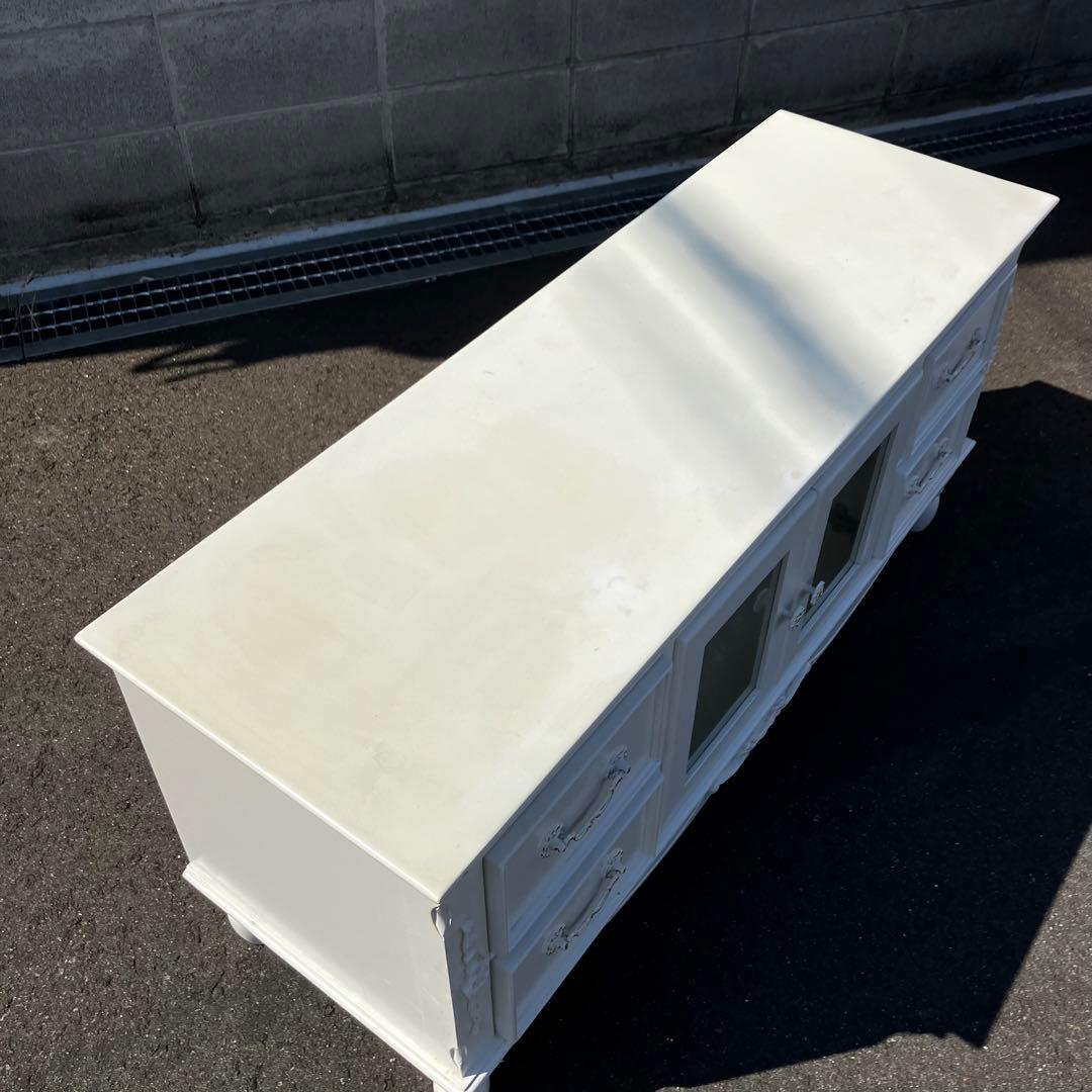 HAGIHARA ホワイト リビングボード ハンプトン