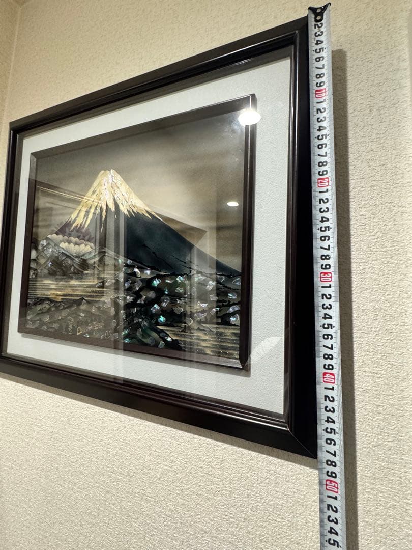 螺鈿山富士額 和室飾り額