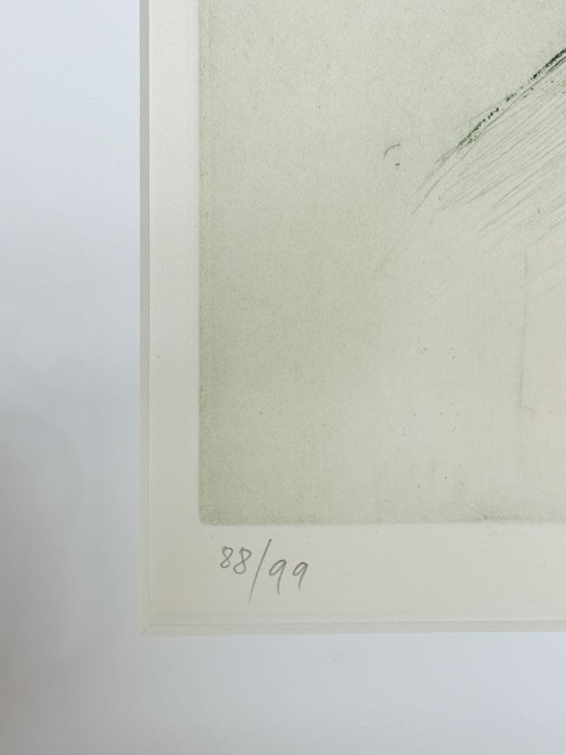 アナピア・アントニーニ　直筆サイン　絵画　リトグラフ　88/99