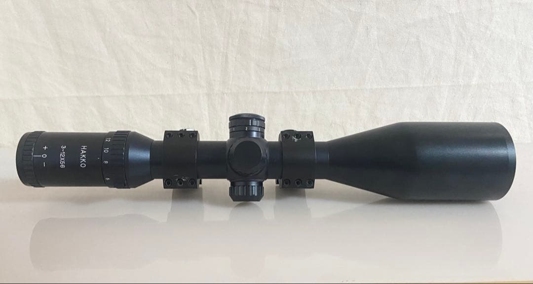 実物 HAKKO 3-12×56 ライフルスコープ