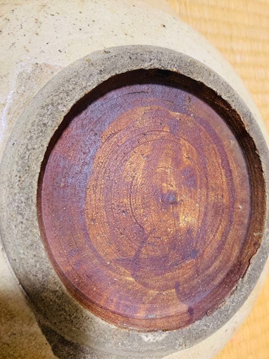 菊紋様染付大皿、安南時代