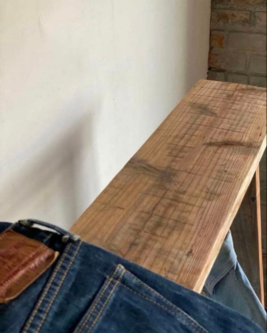 数量限定　特別価格　貴重　古材　ハンガーラック　無垢材　シンプル　ディスプレイ