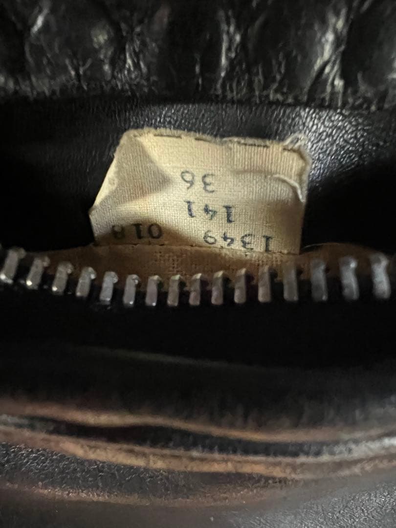 【古着】レザー シングルライダースジャケット