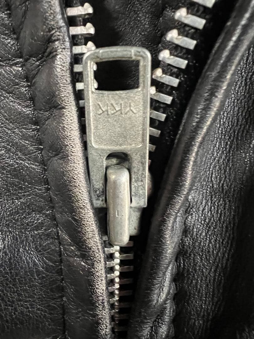 【古着】レザー シングルライダースジャケット