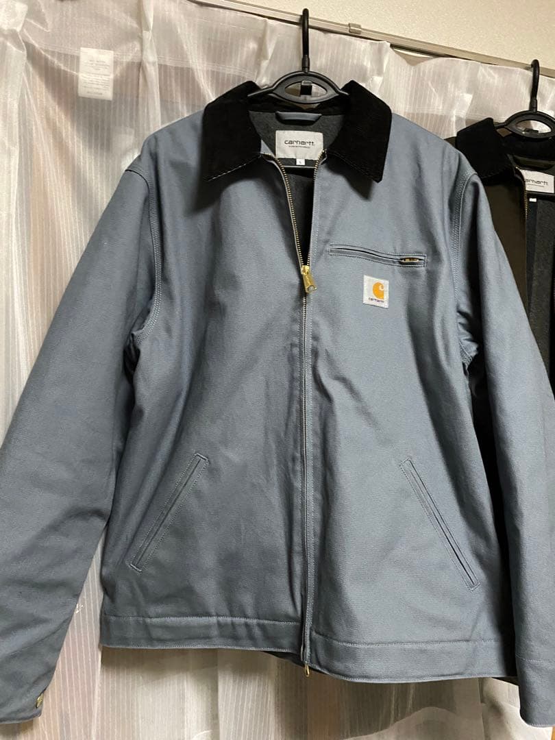 カーハート　carhartt wip デトロイトジャケット　dove grey