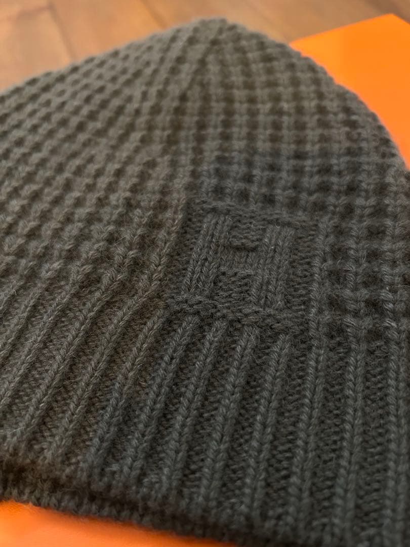 最終値下げ　エルメスHERMES カシミヤ　ニットキャップ