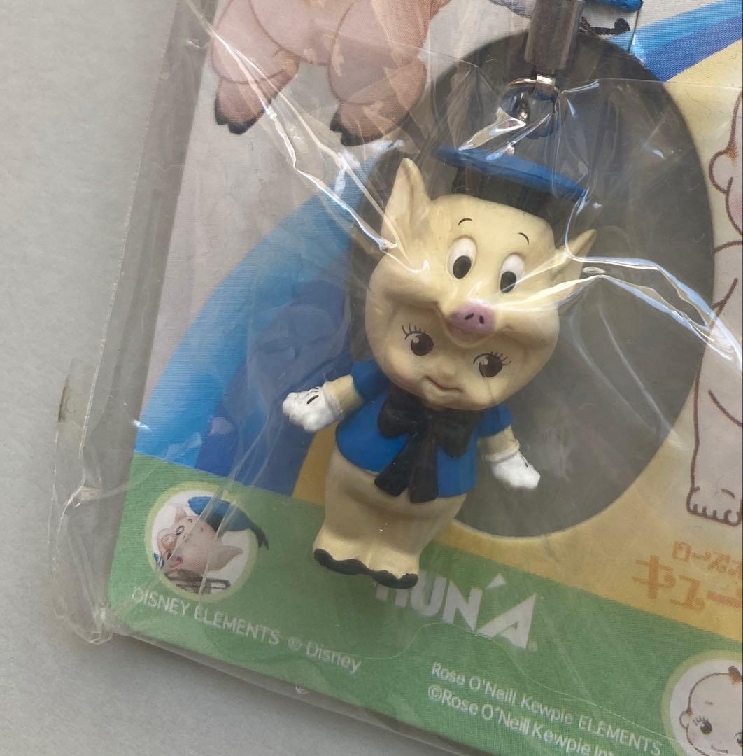 キュージョン　三匹の子ぶた　ストラップ　3種類　未開封　ディズニー