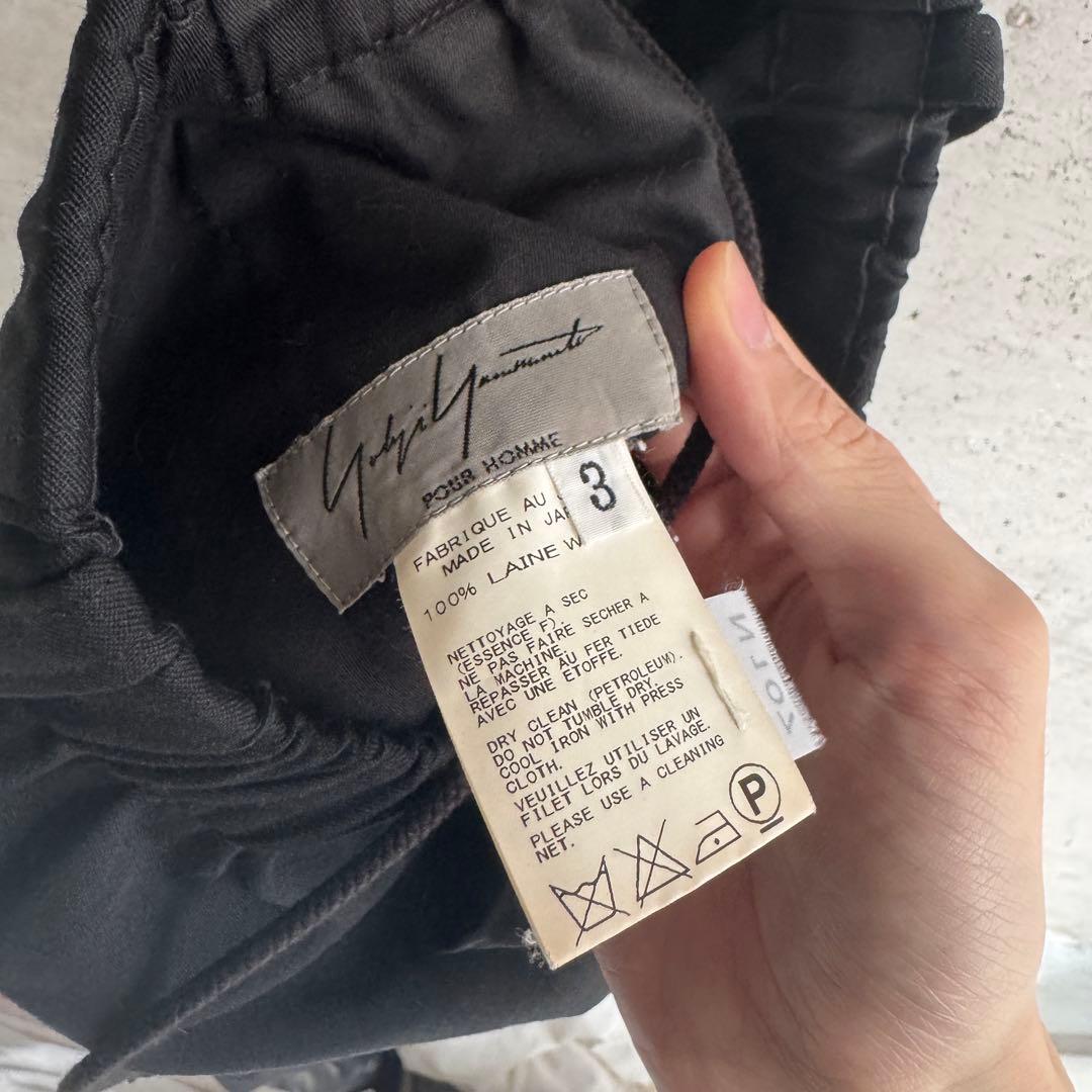 超美品 ヨウジヤマモト 16ss ウール ギャバジン スーパーサルエルパンツ