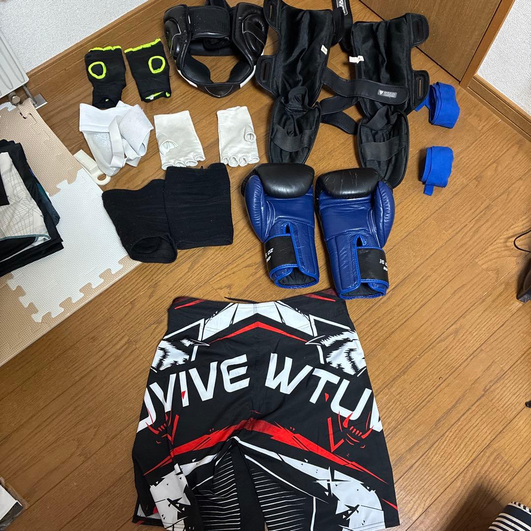 キックボクシング用具セット