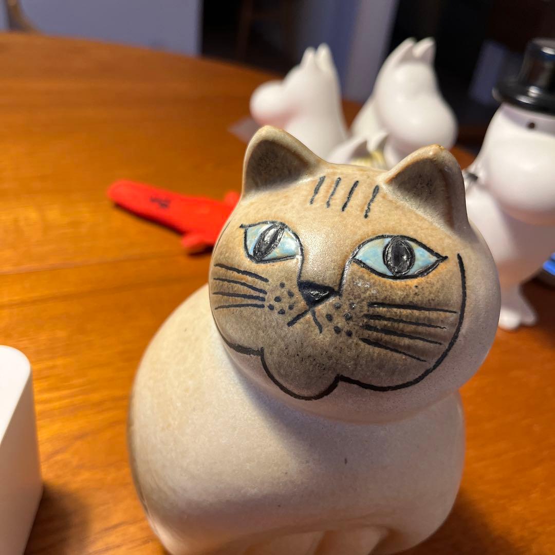【minomomo】リサラーソン　ミアキャット　猫　陶器