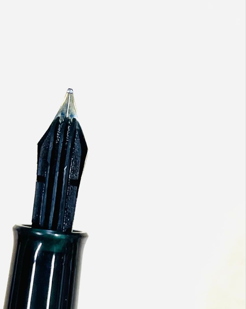 最後の値下 万年筆 ペリカン 100N グリーン pelikan 字幅BB