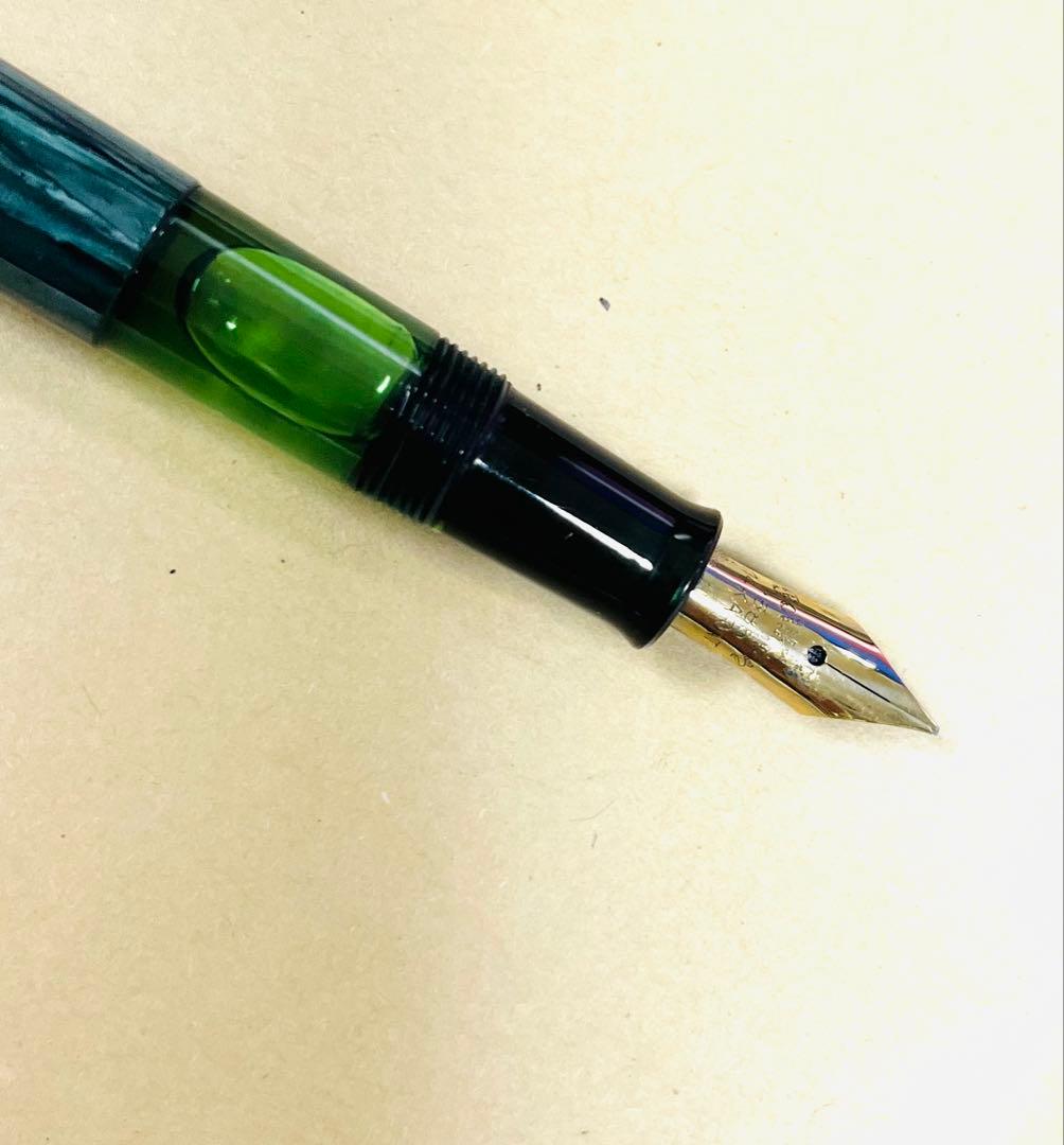 最後の値下 万年筆 ペリカン 100N グリーン pelikan 字幅BB