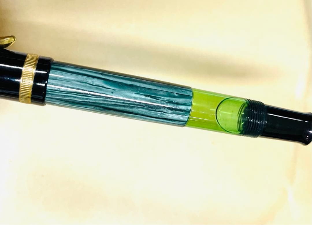 最後の値下 万年筆 ペリカン 100N グリーン pelikan 字幅BB