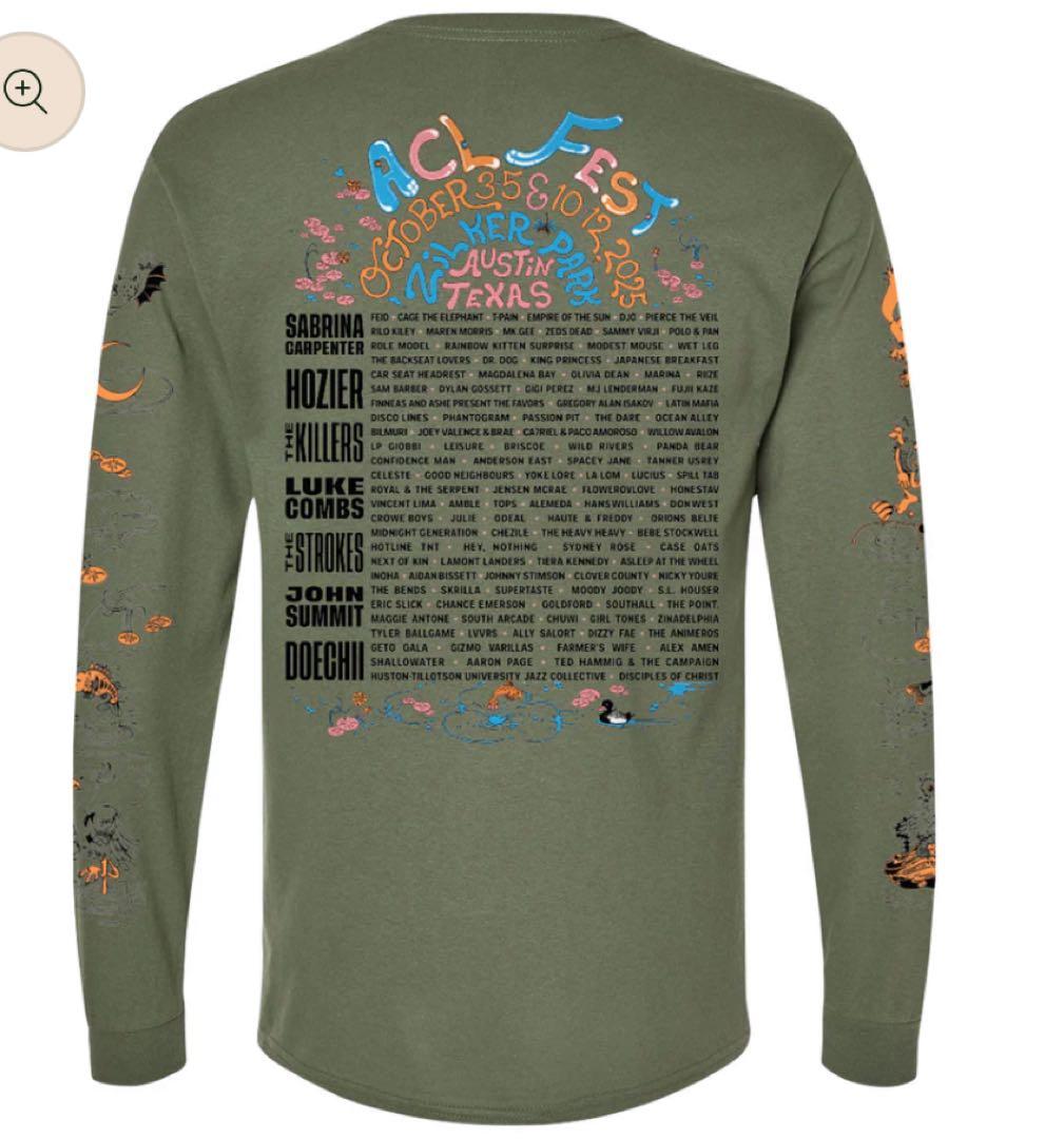 Mサイズ 正規品Austin City Limits2025 フェス藤井風　長袖