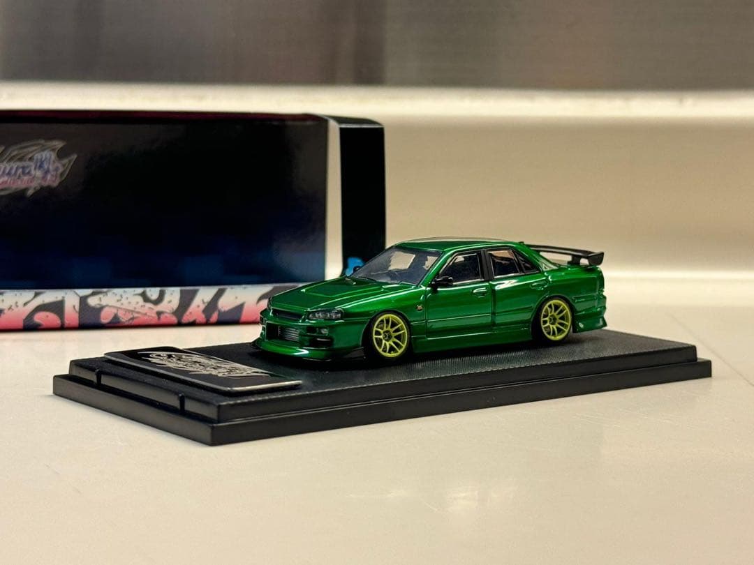 1/64 D1GP URAS BLITZ SKYLINE ER34風関村改完成品