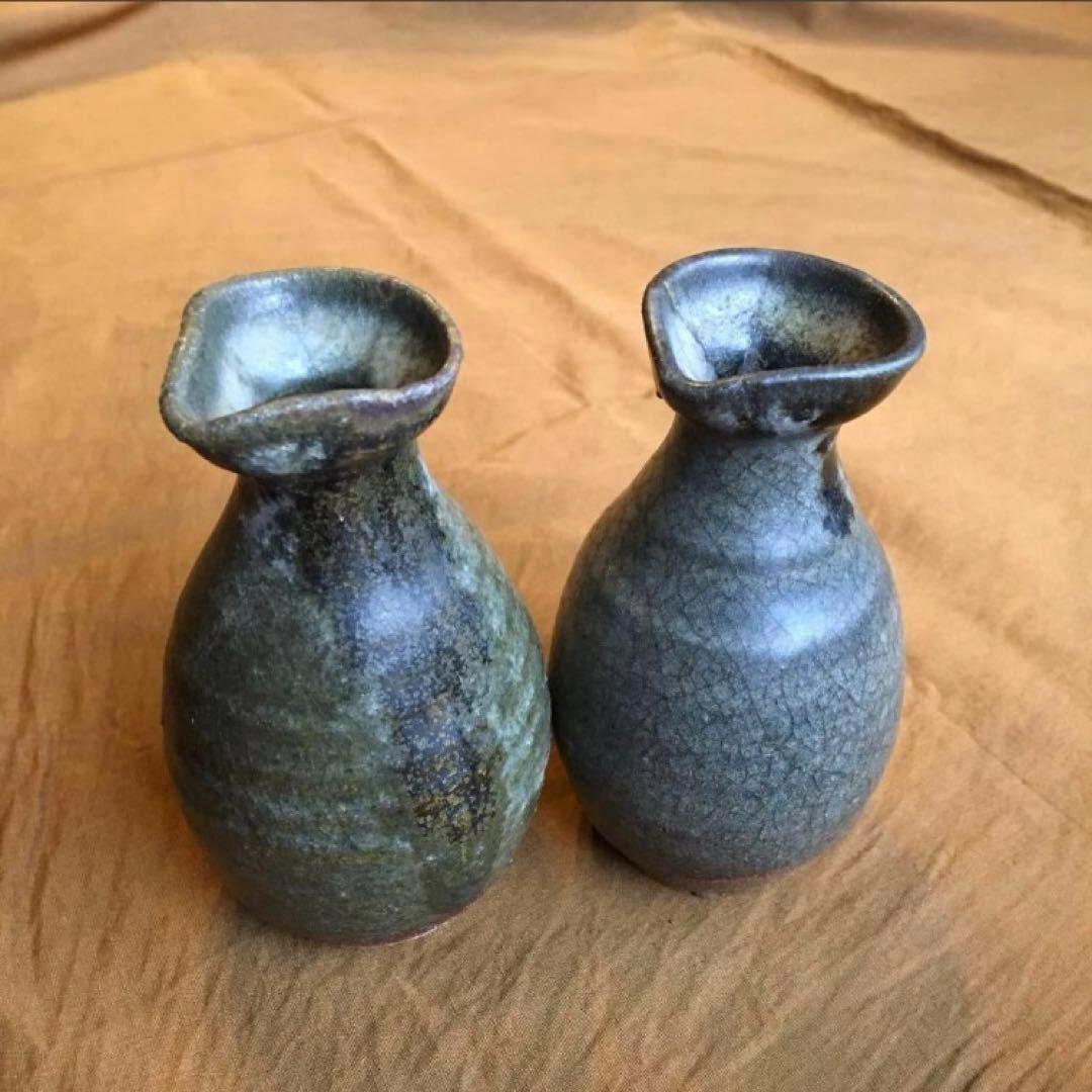 経年80年以上 古唐津 朝鮮唐津 唐津焼 徳利 酒器 陶器 焼物 一輪挿し 骨董