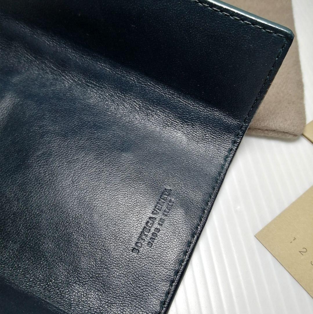 ◆ボッテガヴェネタ◆高級 キーケース レザー 極美品 ネイビー イントレチャート