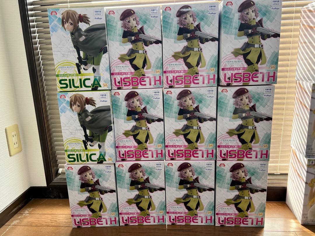 12個★ソードアート・オンラインアリシゼーション リズベット シリカ フィギュア