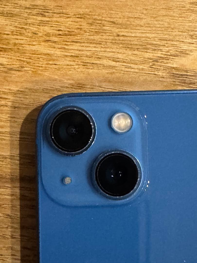 極美品 80% iPhone 13 mini 本体 ブルー 128GB ミニ