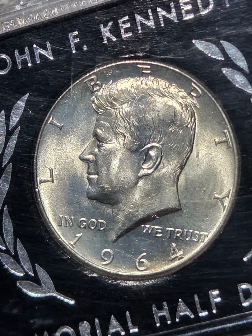 専用　アメリカ合衆国　ケネディ大統領　ハーフダラー銀貨　1964 2枚
