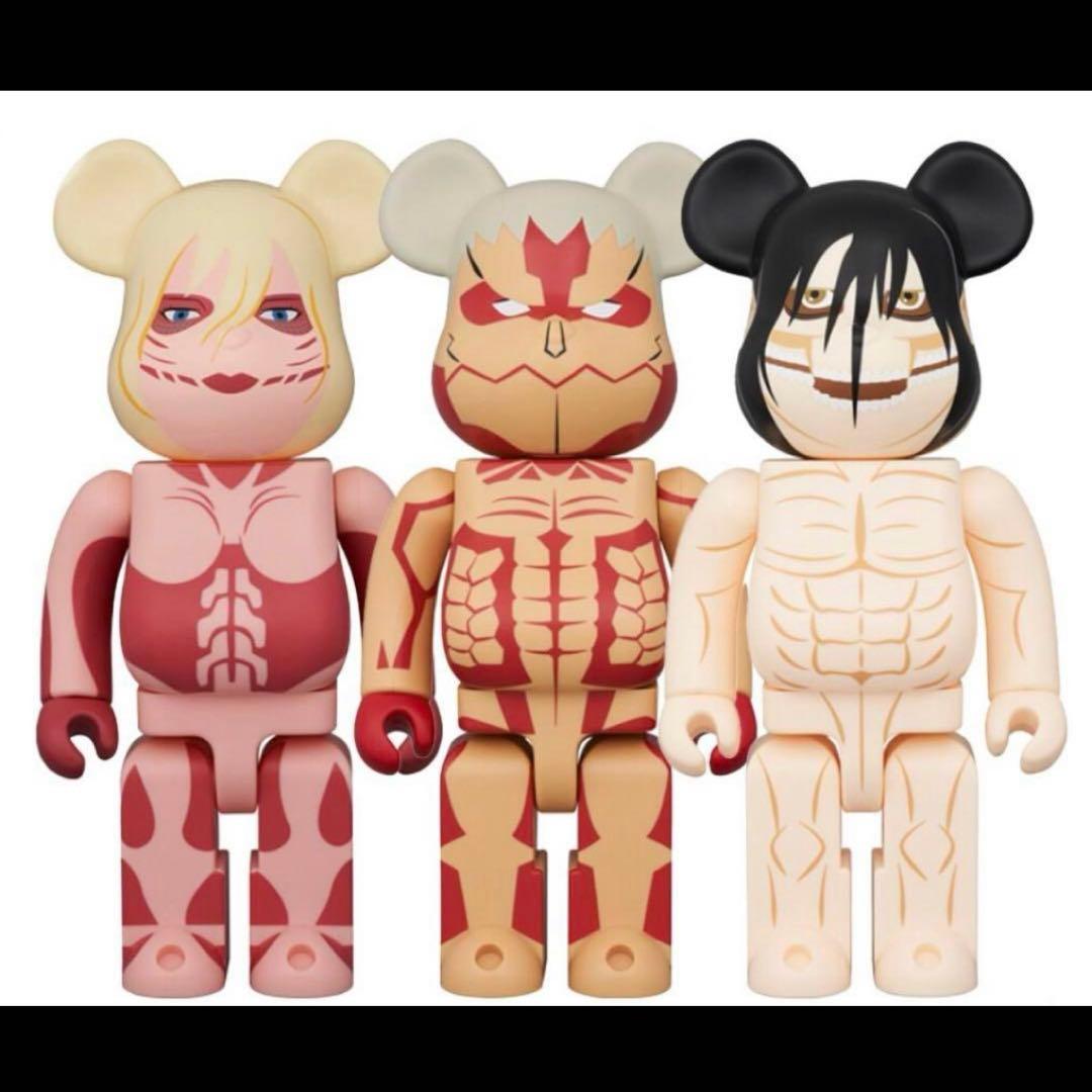 BE@RBRICK 進撃の巨人 400% 3体セット