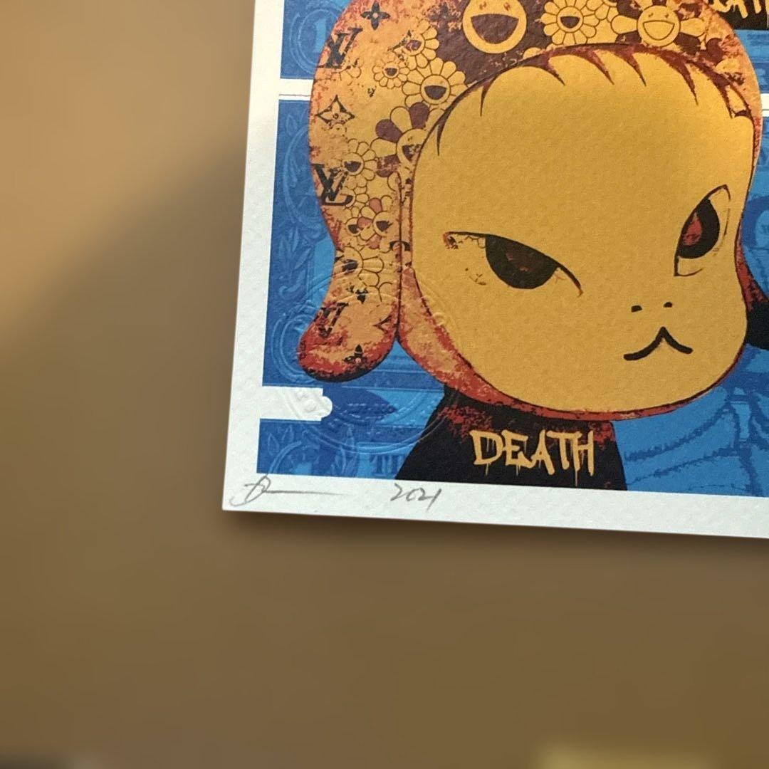 DEATH NYC 現代アートポスター　本物保証