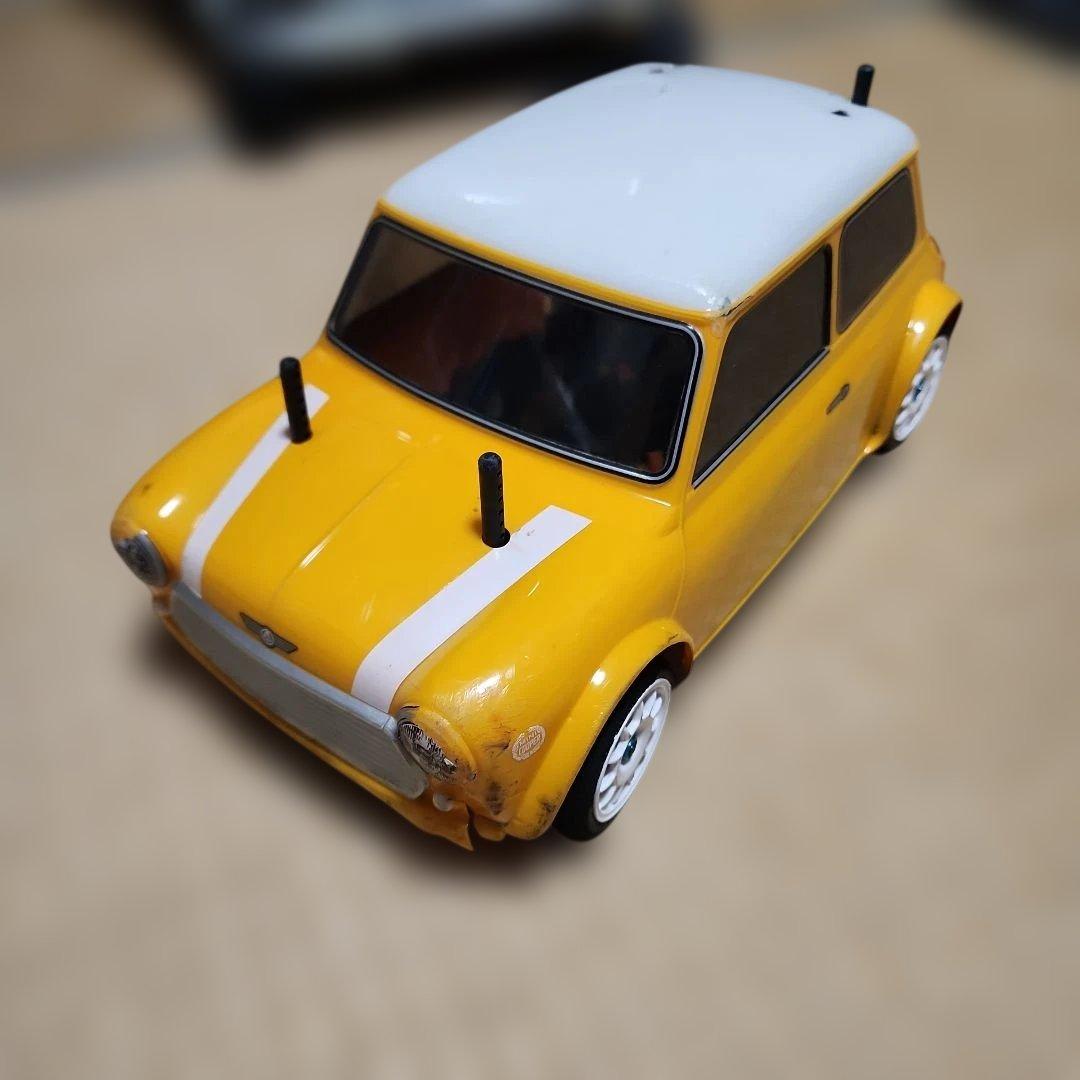 タミヤ　M07 S寸ミニクーパー(ボディはオマケ)　17.5T 04SRメカ付き