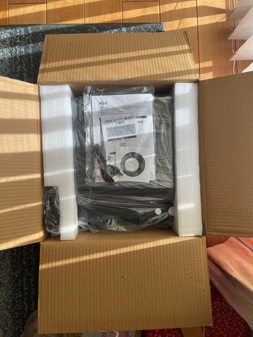 新品未使用　AIWA レコードプレーヤー Bluetooth対応