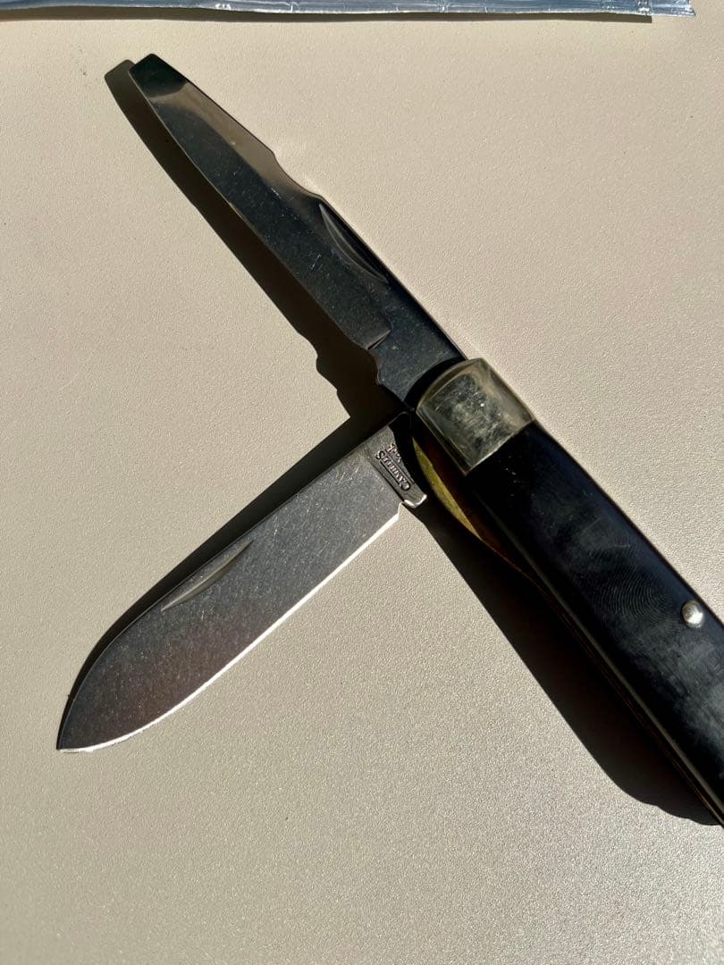 米軍放出未使用品ポケットナイフ 折りたたみナイフCAMILLUS 2枚ブレード