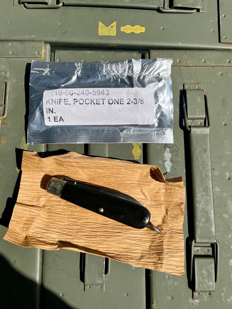 米軍放出未使用品ポケットナイフ 折りたたみナイフCAMILLUS 2枚ブレード