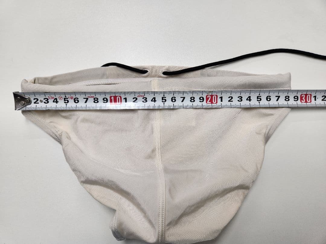 ASICS 競泳パンツ　透ける白　Lサイズ