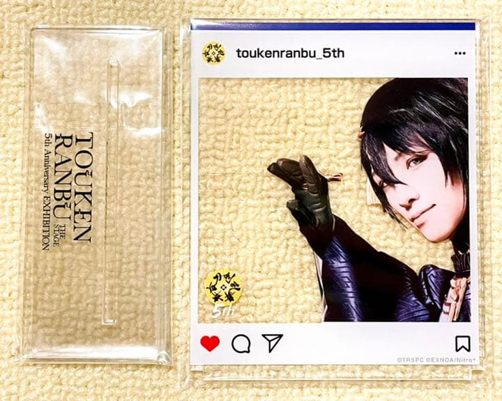 舞台 刀剣乱舞 刀ステ展 5周年展 アクリルカード アクリルスタンド 三日月宗近