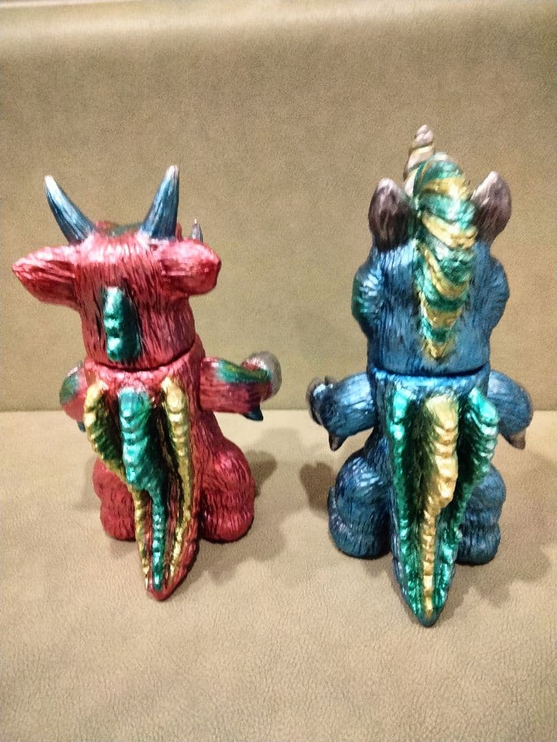 ソフビ　monstock　怪獣　馬頭羅　牛頭羅　izumonster　安楽安作