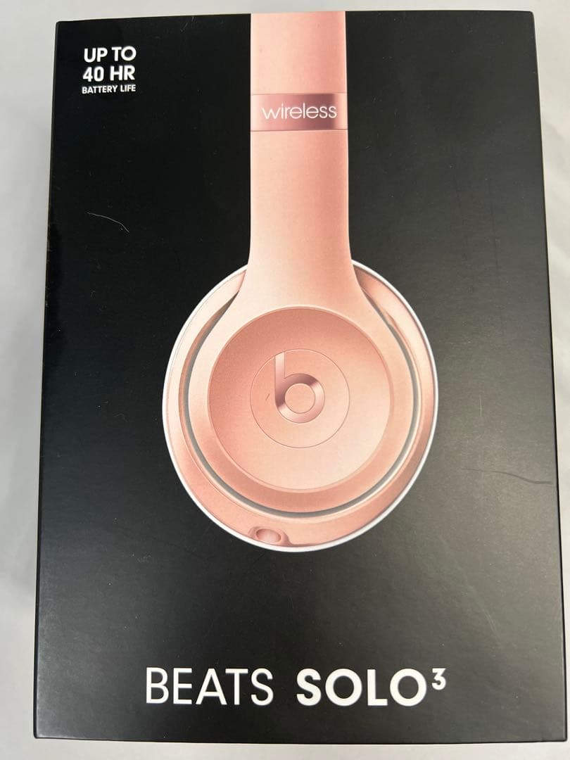 BEATS SOLO3 ワイヤレスヘッドホン ローズゴールド