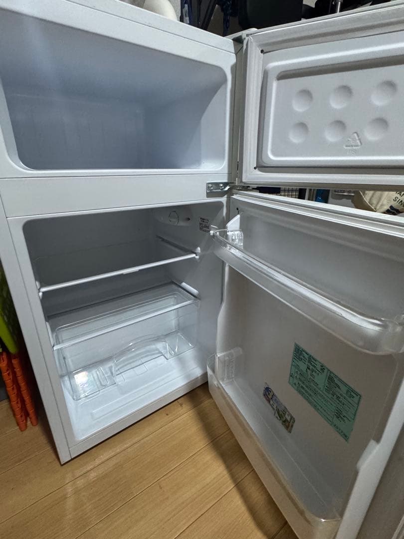 Haier 冷蔵庫 85L 2ドア JR-N858 2017年製 洗浄済み