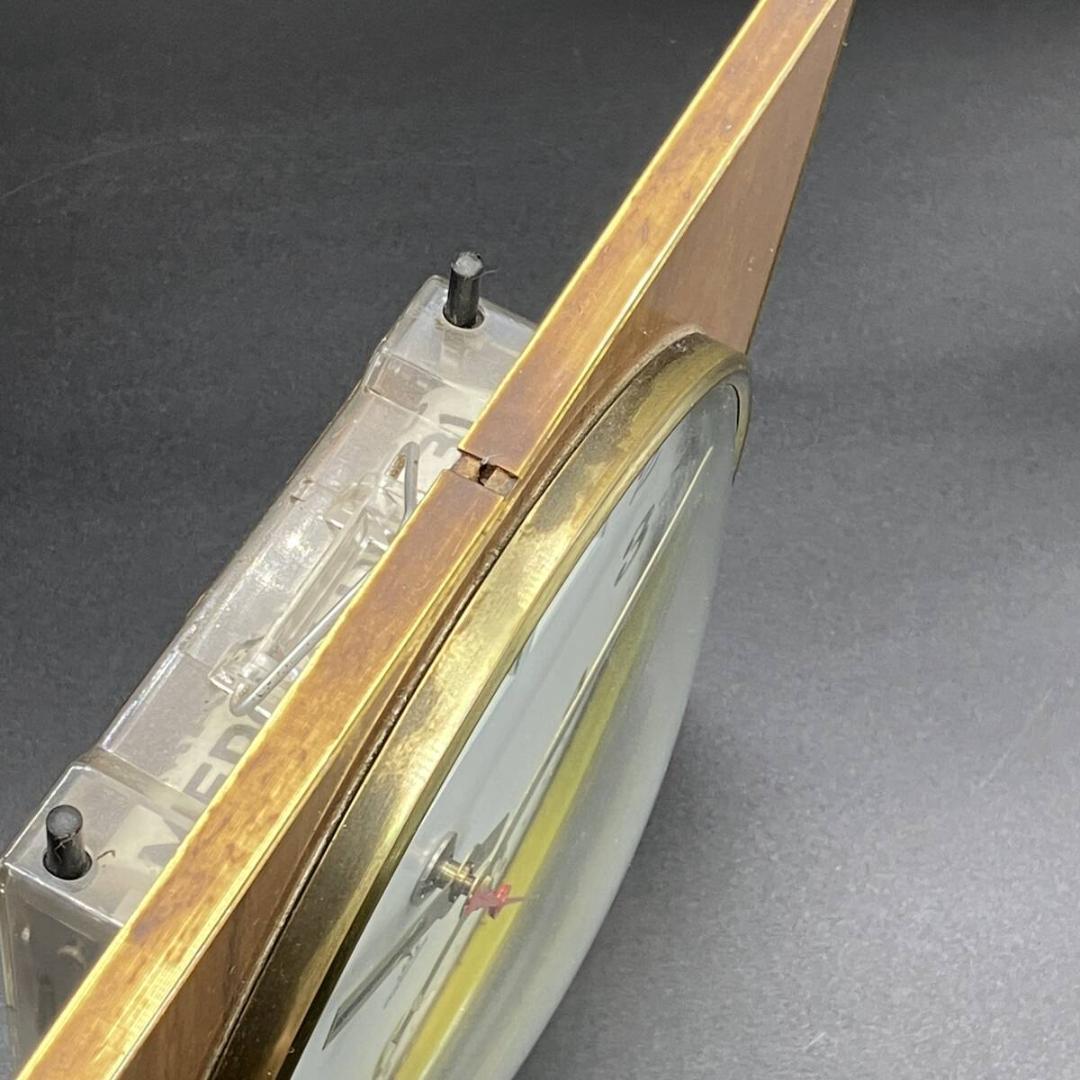 フランス　JAZ　ジャズ　壁掛け時計　1960年代　ビンテージ　フランス語　パリ