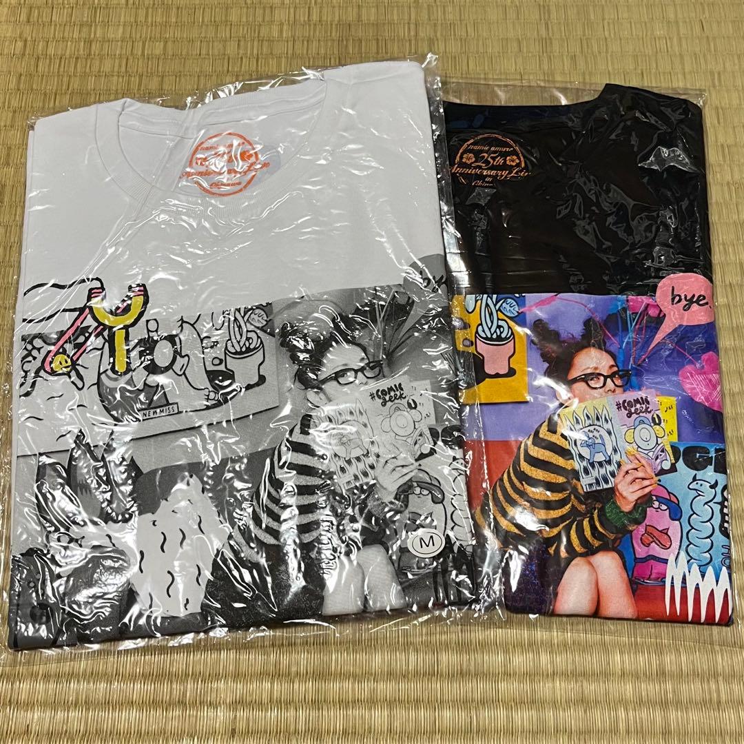 安室奈美恵　25周年　沖縄ライブ　Tシャツ　Mサイズ　2種