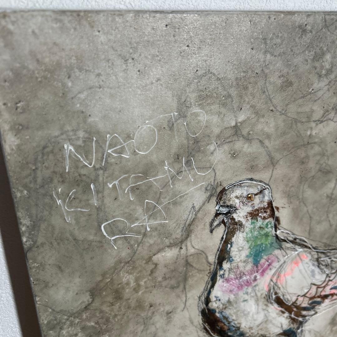 原画◾︎北村直登|F6|ハト|直筆サイン|2023